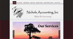 Desktop Screenshot of nicholsaccountinginc.com